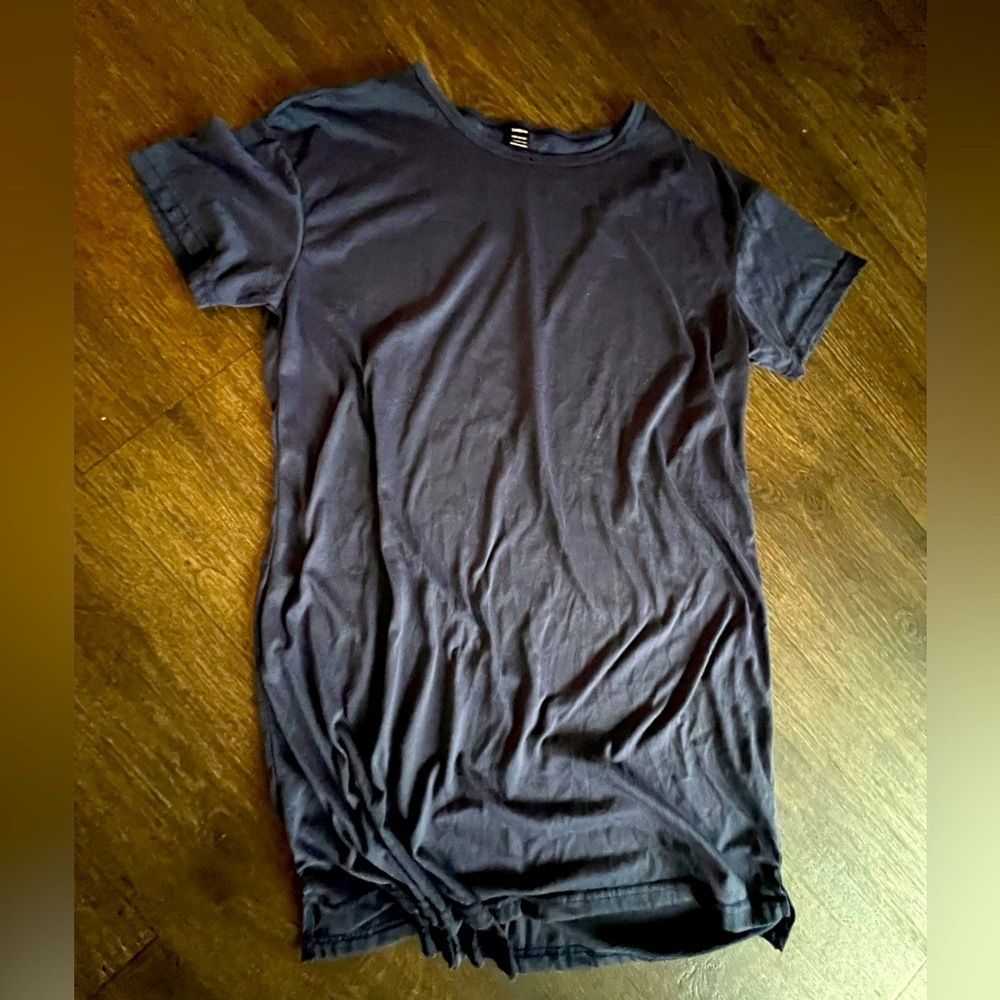 Navy blue tshirt dress- never worn